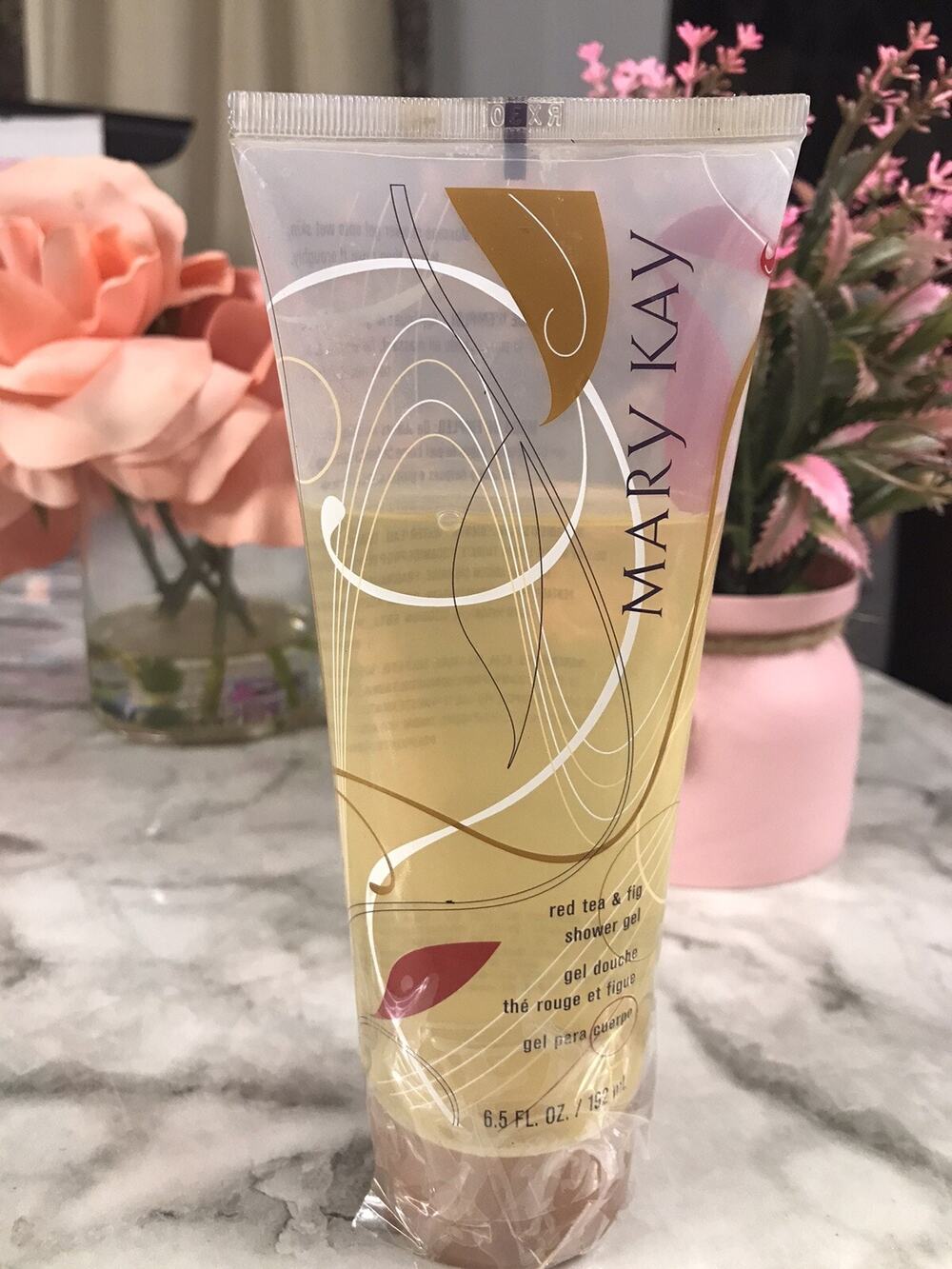 Mary Kay RED TEA and FIG Shower Gel 6.5 Fl. oz. New & Sealed